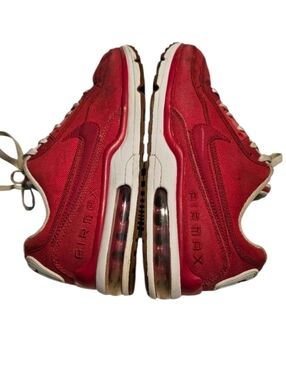 Nike Air Max Ltd 3 "Gym Red" Textile Sneakers Gum Sole Men's Size 9.5 VGUC
